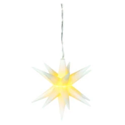 LED-Stern - Ø = 12 Cm - Weiß 8 LED-Stern - Ø = 12 Cm - Weiß -Wohndeko 219370 4 neu