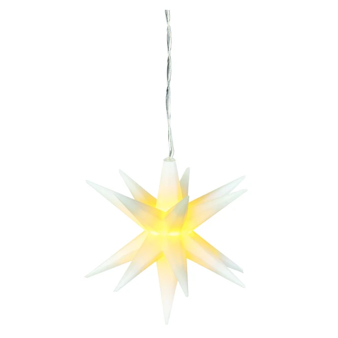 LED-Stern - Ø = 12 Cm - Weiß 5 LED-Stern - Ø = 12 Cm - Weiß – Bild 3