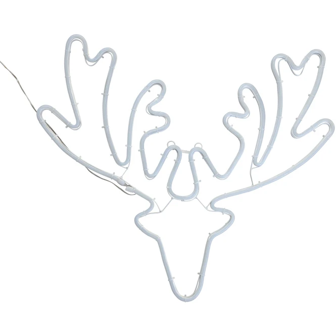 LED-Rentierkopf - 65 X 55 Cm 5 LED-Rentierkopf - 65 X 55 Cm – Bild 3