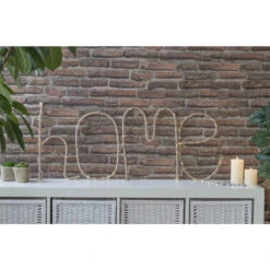 LED-Schriftzug - Home - 97 X 42 Cm