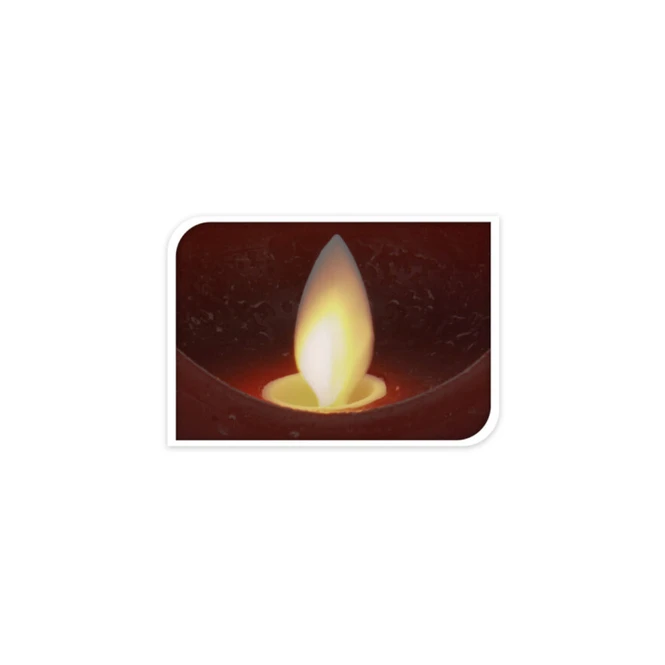 LED-Kerze - Aus Echtwachs - Ca. 7 X 15 Cm - Rot 3 LED-Kerze - Aus Echtwachs - Ca. 7 X 15 Cm - Rot