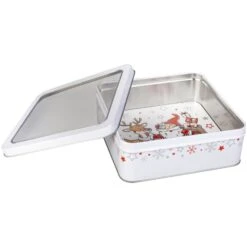 Gebäckdose - Weihnachten - Ca. 17,5 X 17,5 Cm - 1 Stück -Wohndeko 219724 3