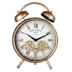 Tischuhr - Industrial - Ca. 23,5 X 8,5 X 31,5 Cm
