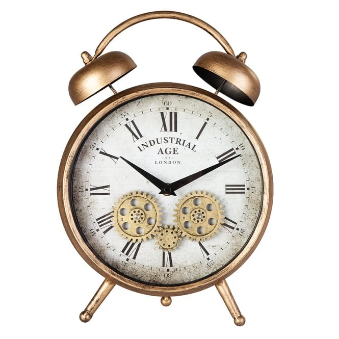 Tischuhr - Industrial - Ca. 23,5 X 8,5 X 31,5 Cm 3 Tischuhr - Industrial - Ca. 23,5 X 8,5 X 31,5 Cm