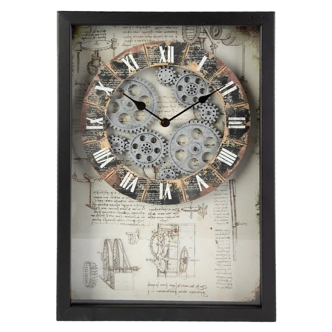 Wanduhr - Industrial - Ca. 27 X 6 X 40,5 Cm 3 Wanduhr - Industrial - Ca. 27 X 6 X 40,5 Cm