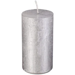 Stumpenkerze - Nova - Ca. 6 X 11 Cm - Grau 7 Stumpenkerze - Nova - Ca. 6 X 11 Cm - Grau -Wohndeko 222676 1