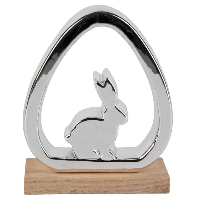 Standdeko - Hase - Aus Keramik - Ca. 14 X 5 X 17 Cm 3 Standdeko - Hase - Aus Keramik - Ca. 14 X 5 X 17 Cm