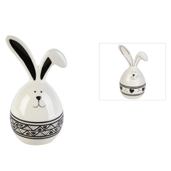 Dekohase - Aus Keramik - Ca. 9 X 7,5 X 16 Cm - 1 Stück 5 Dekohase - Aus Keramik - Ca. 9 X 7,5 X 16 Cm - 1 Stück – Bild 3