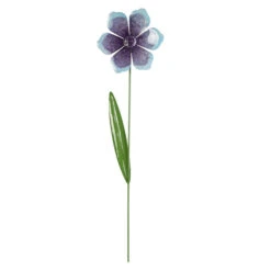 Pflanzenstecker - Blume - Ca. 15 X 58 Cm - 1 Stück -Wohndeko 224128 1