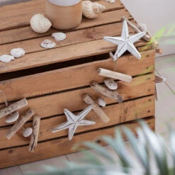 Deko-Girlande - Maritim - Aus Holz - Ca. 10 X 100 Cm - 1 Stück 9 Deko-Girlande - Maritim - Aus Holz - Ca. 10 X 100 Cm - 1 Stück -Wohndeko 224861 8720093071443 kaemingk girlande