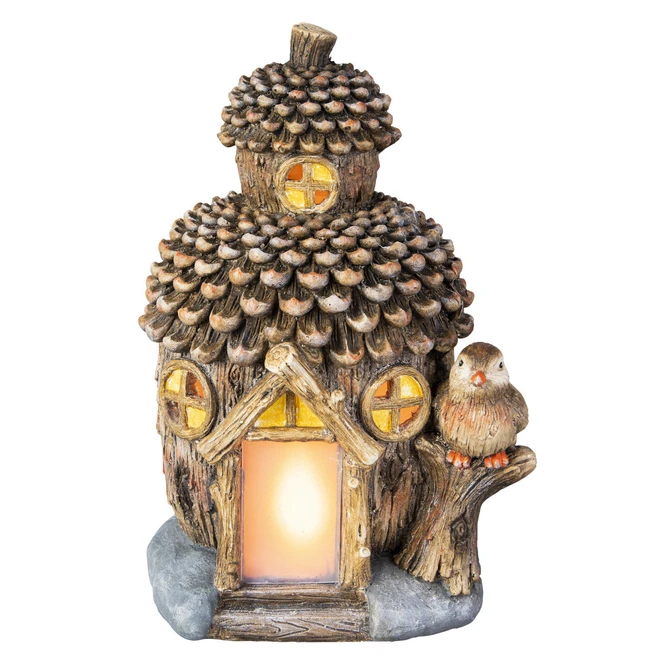 LED-Haus - Aus Magnesia - Ca. 28,5 X 24 X 40,5 Cm 3 LED-Haus - Aus Magnesia - Ca. 28,5 X 24 X 40,5 Cm