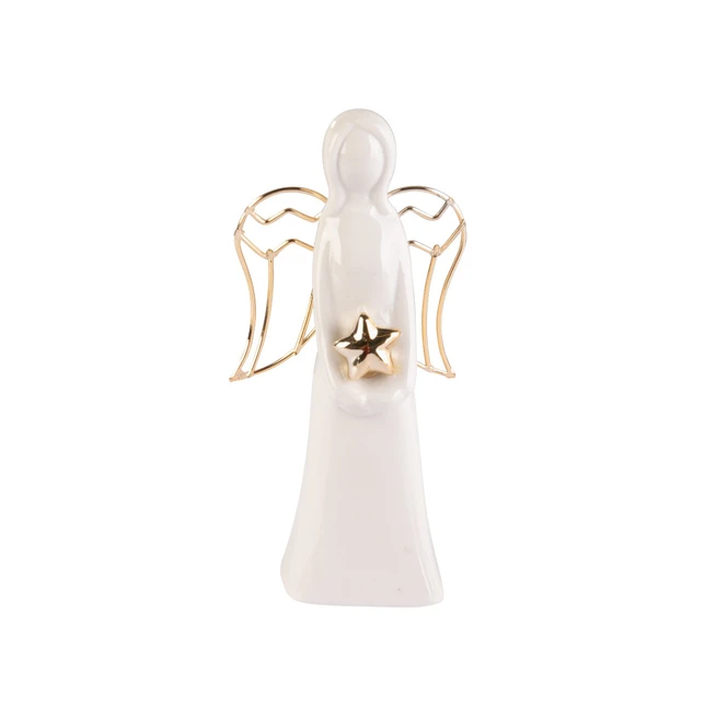 Engel - Groß - Aus Keramik - 9,5 X 5,5 X 19,5 Cm 4 Engel - Groß - Aus Keramik - 9,5 X 5,5 X 19,5 Cm – Bild 2