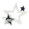 Sternsilhouette Mit Sternen - Aus Keramik - Ca. 19x5,5x17 Cm 1 Sternsilhouette Mit Sternen - Aus Keramik - Ca. 19x5,5x17 Cm -Wohndeko 228723 4016096409951 mica living sterne