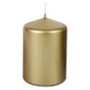 Stumpenkerze - Ca. 7 X 10 Cm - Gold -Wohndeko 228985