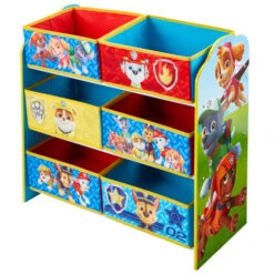 Paw Patrol - Regal Mit 6 Boxen -Wohndeko 229598 5013138665268 paw regalpawpatrol 2