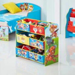 Paw Patrol - Regal Mit 6 Boxen -Wohndeko 229598 5013138665268 paw regalpawpatrol 5