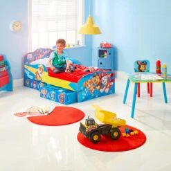 Paw Patrol - Kinderbett Mit Stauraum - Blau - Ca. 70 X 140 Cm -Wohndeko 229601 5013138670804 paw kinderbettpawpatrol 5