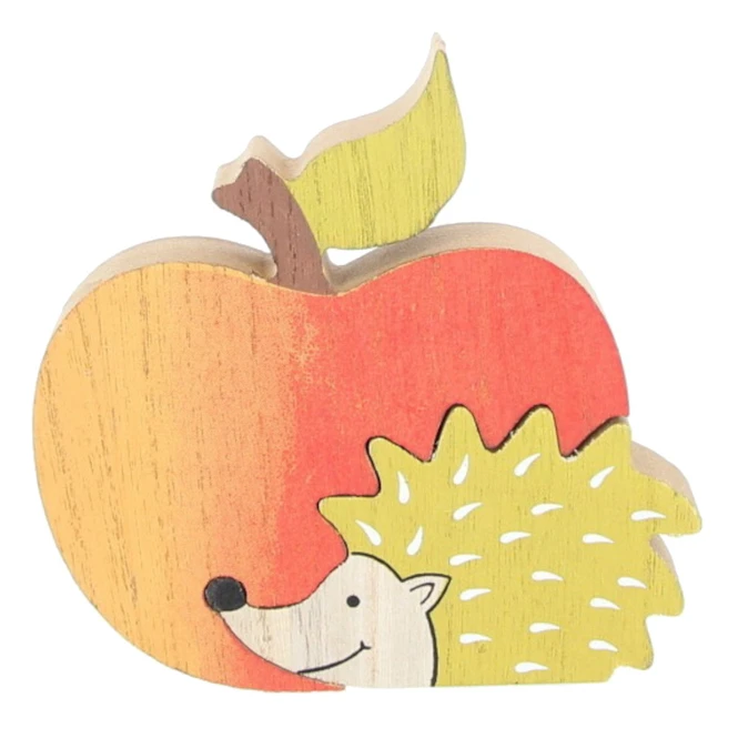 Standdeko - Apfel - Aus Holz - Ca. 12,5 X 2 X 12,5 Cm 3 Standdeko - Apfel - Aus Holz - Ca. 12,5 X 2 X 12,5 Cm