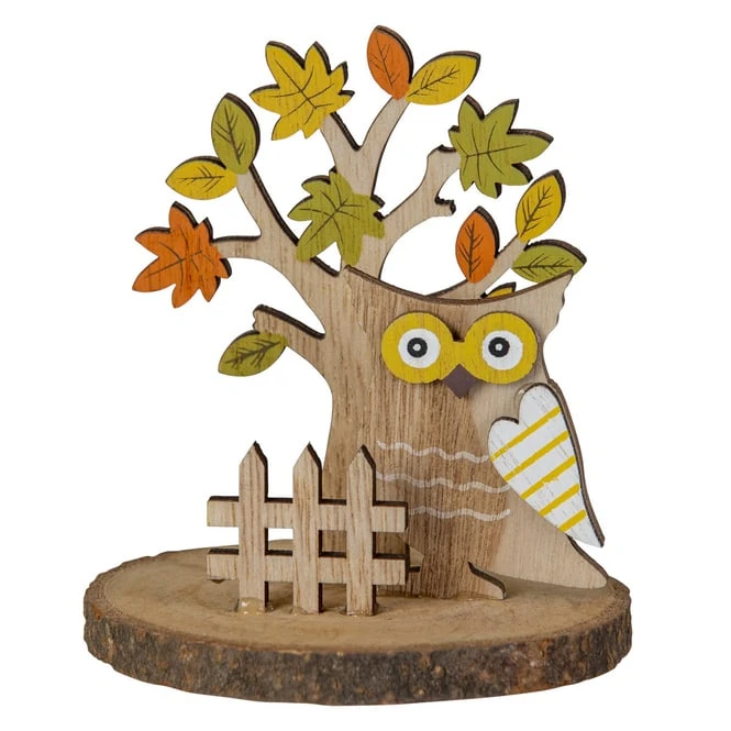 Standdeko - Eule - Ca. 9 X 9 X 11 Cm 4 Standdeko - Eule - Ca. 9 X 9 X 11 Cm – Bild 2