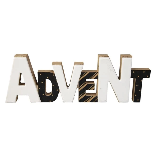 Deko-Schriftzug - Advent - Aus Holz - Ca. 31 X 2,5 X 10,5 Cm 3 Deko-Schriftzug - Advent - Aus Holz - Ca. 31 X 2,5 X 10,5 Cm