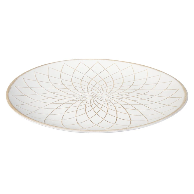 Dekoteller - Aus Holz - Ø = Ca. 40 4 Dekoteller - Aus Holz - Ø = Ca. 40 – Bild 2