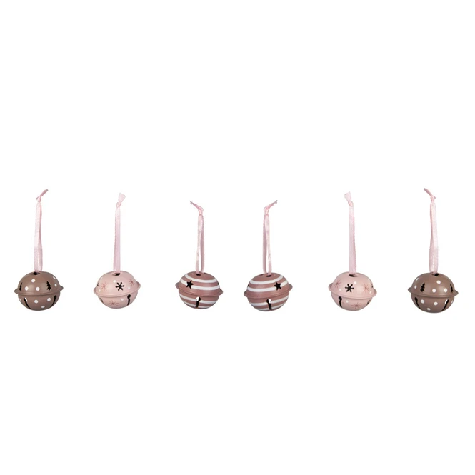 Deko-Glöckchen - Ø = Ca. 4 Cm - 6 Stück - 1 Set 5 Deko-Glöckchen - Ø = Ca. 4 Cm - 6 Stück - 1 Set – Bild 3