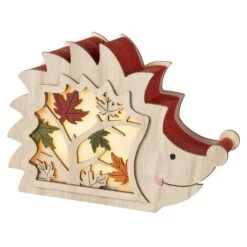LED-Igel - Aus Holz - Ca. 19,5 X 4,5 X 13,5 Cm 5 LED-Igel - Aus Holz - Ca. 19,5 X 4,5 X 13,5 Cm -Wohndeko 229682