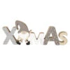 Deko-Schriftzug - XMAS - Aus Holz - Ca. 29,5 X 2,5 X 11 Cm -Wohndeko 229703