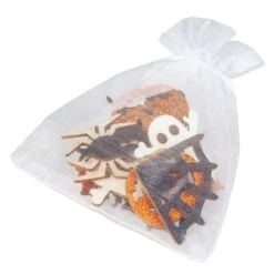 Streudeko - Halloween - Aus Holz - 12 Stück - Schwarz/orange/weiß 6 Streudeko - Halloween - Aus Holz - 12 Stück - Schwarz/orange/weiß -Wohndeko 229713 3