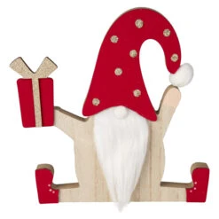 Wichtel - Aus Holz - Ca. 23 X 2,5 X 24 Cm