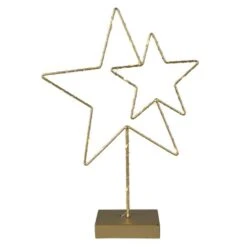 LED-Standdeko - Sterne - Ca. 25,5 X 6,5 X 36,5 Cm 5 LED-Standdeko - Sterne - Ca. 25,5 X 6,5 X 36,5 Cm -Wohndeko 229759
