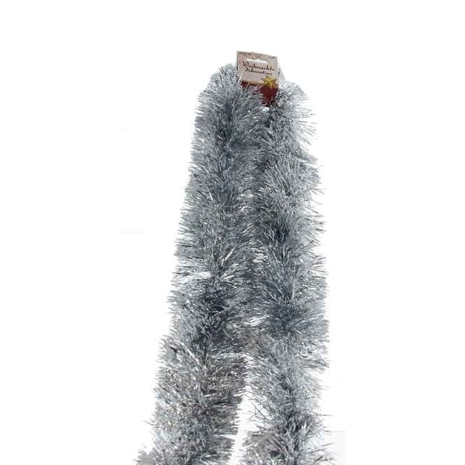 Lamettagirlande Silber/weiß - Ca. 7,5 X 200 Cm 3 Lamettagirlande Silber/weiß - Ca. 7,5 X 200 Cm
