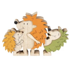 Igel - Aus Holz - Ca. 14,5 X 2 X 16 Cm