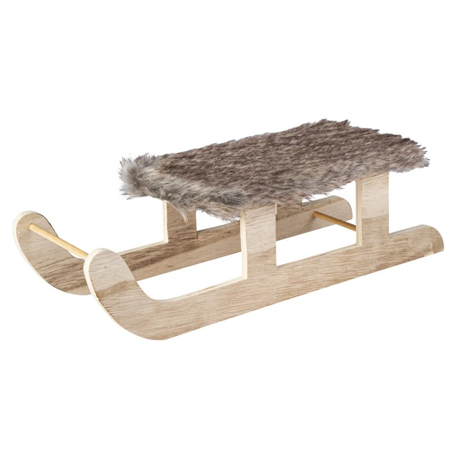Deko-Schlitten - Aus Holz - Ca. 38 X 14 X 11 Cm 4 Deko-Schlitten - Aus Holz - Ca. 38 X 14 X 11 Cm – Bild 2