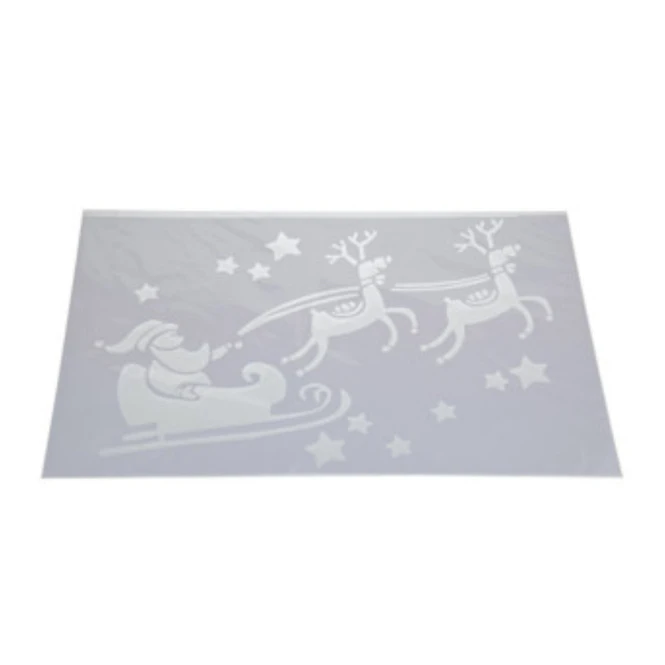 Weihnachtsschablone - Ca. 50 X 30 Cm - 1 Stück 4 Weihnachtsschablone - Ca. 50 X 30 Cm - 1 Stück – Bild 2