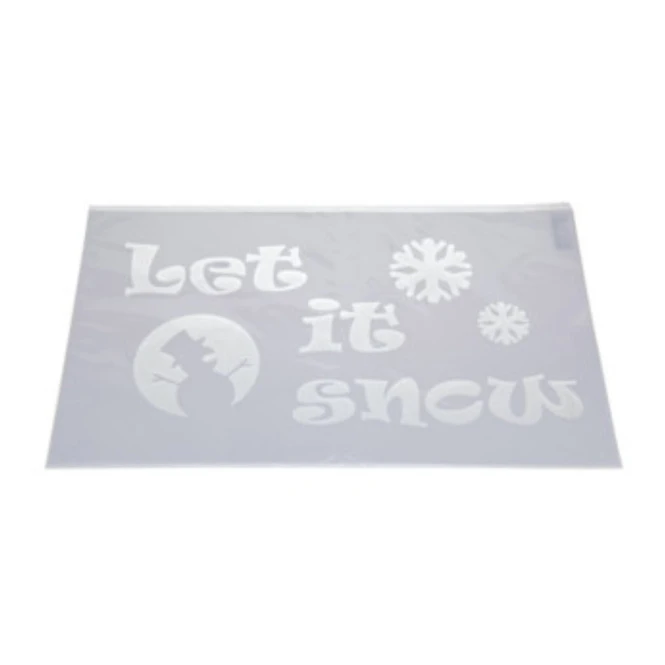 Weihnachtsschablone - Ca. 50 X 30 Cm - 1 Stück 3 Weihnachtsschablone - Ca. 50 X 30 Cm - 1 Stück