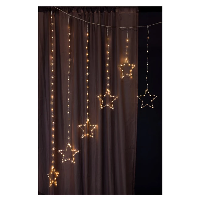 325er LED-Lichtervorhang - Sterne - Ca. 120 X 120 Cm 4 325er LED-Lichtervorhang - Sterne - Ca. 120 X 120 Cm – Bild 2