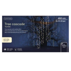 480er Baum-Kaskadenbeleuchtung - Ca. 200 Cm