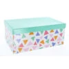 Geschenkbox - M - Dreiecke Mint - Aus Papier - Ca. 24 X 15,5 X 9,5 Cm 1 Geschenkbox - M - Dreiecke Mint - Aus Papier - Ca. 24 X 15,5 X 9,5 Cm -Wohndeko 230914 bild b419152