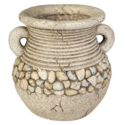 Pflanzgefäß - Krug - Aus Magnesia - Ca. 29,5 X 31 X 30 Cm