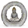 LED-Buddha - Aus Magnesia - Ca. 40 X 14 X 39 Cm 2 LED-Buddha - Aus Magnesia - Ca. 40 X 14 X 39 Cm -Wohndeko 233882 2