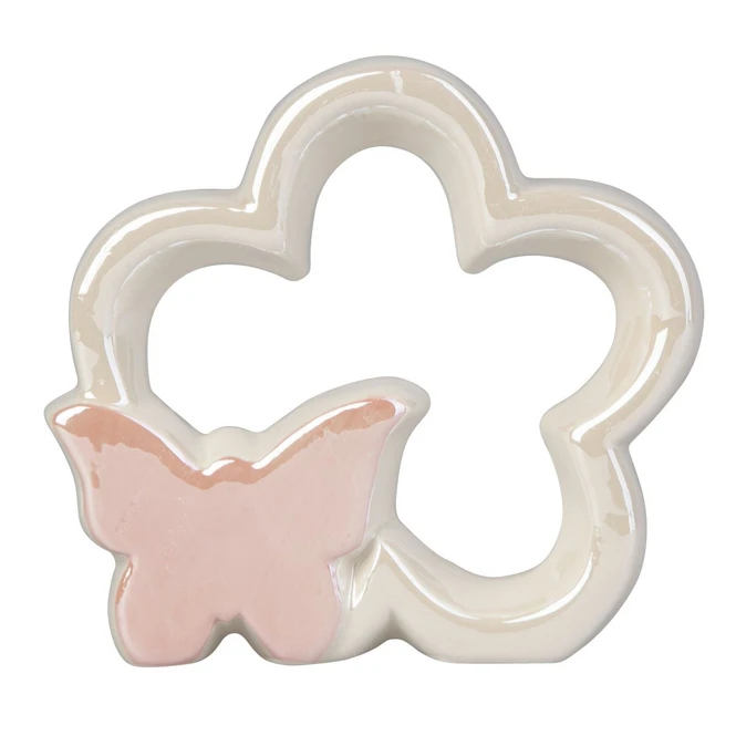 Blumensilhouette Mit Schmetterling - Aus Dolomit - Ca. 12 X 3,5 X 11 Cm 4 Blumensilhouette Mit Schmetterling - Aus Dolomit - Ca. 12 X 3,5 X 11 Cm – Bild 2