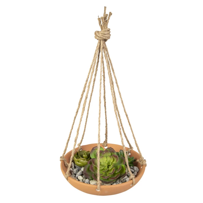 Blumenampel - Schale - Aus Dolomit - Ca. 21,5 X 21,5 X 5,5 Cm 4 Blumenampel - Schale - Aus Dolomit - Ca. 21,5 X 21,5 X 5,5 Cm – Bild 2