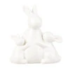 Hasenmama Mit Kindern - Aus Keramik - Ca. 14 X 7,5 X 13 Cm 1 Hasenmama Mit Kindern - Aus Keramik - Ca. 14 X 7,5 X 13 Cm -Wohndeko 234098 4016096424404 mica living hasenmama mit kindern weiss 01