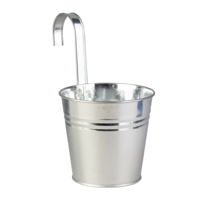 Hängepflanztopf - Silber - Aus Metall - Ca. 16 X 26 Cm 4 Hängepflanztopf - Silber - Aus Metall - Ca. 16 X 26 Cm – Bild 2