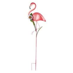Pflanzenstecker - Flamingo - Ca. 38,5 X 147 Cm
