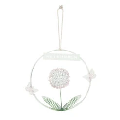 Dekohänger - Willkommen - Aus Metall - Ca. 25 X 1 X 22 Cm