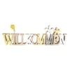 Deko-Schriftzug - Willkommen - Aus Holz - Ca. 42 X 2 X 12,5 Cm 1 Deko-Schriftzug - Willkommen - Aus Holz - Ca. 42 X 2 X 12,5 Cm -Wohndeko 234640