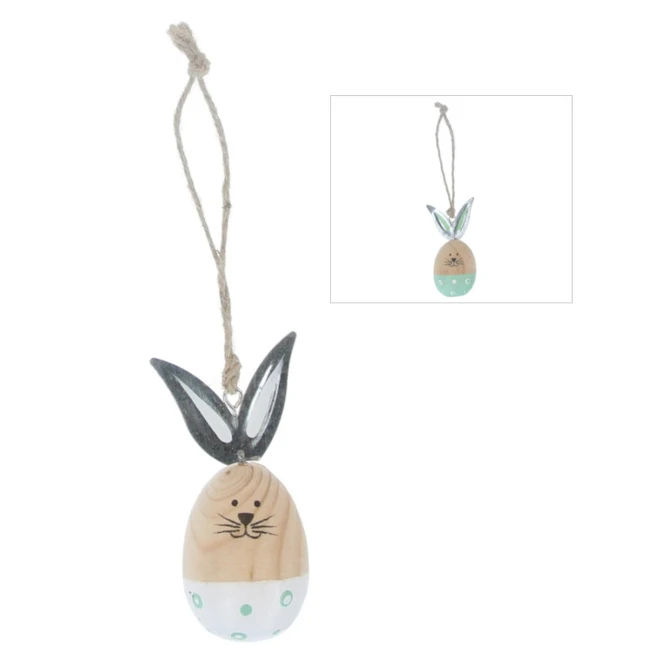 Dekohänger - Hase - Aus Holz - Ca. 4 X 4 X 8 Cm - 1 Stück 4 Dekohänger - Hase - Aus Holz - Ca. 4 X 4 X 8 Cm - 1 Stück – Bild 2
