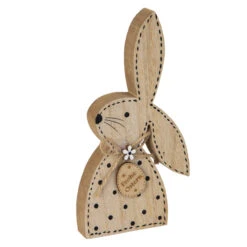 Dekohase - Aus Holz - Ca. 9 X 2 X 18 Cm 7 Dekohase - Aus Holz - Ca. 9 X 2 X 18 Cm -Wohndeko 234703 2